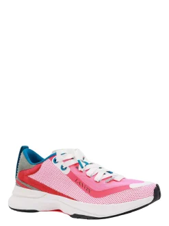 Sneakers in camoscio e nylon