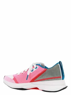 Sneakers in camoscio e nylon