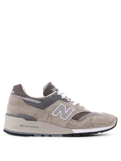 Sneakers in camoscio e rete
