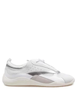 Sneakers In Crosta E Pelle