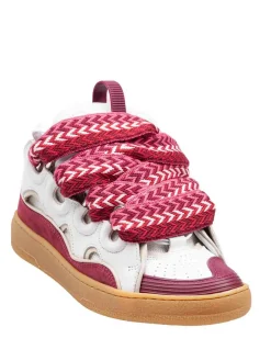 Sneakers In Pelle E Camoscio