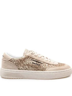 Sneakers Lido In Suede E Glitter