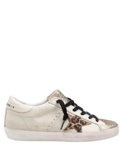 Sneakers Super Star In Glitter Oro