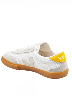Sneakers Volley In Pelle E Camoscio
