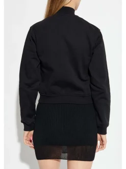 Spaccata in cotone nero