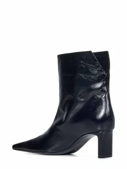 Stivaletti Ona in pelle nera