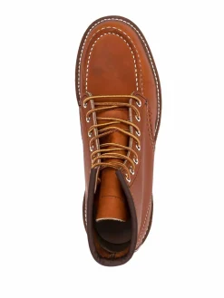 Stivaletti stringati In Pelle