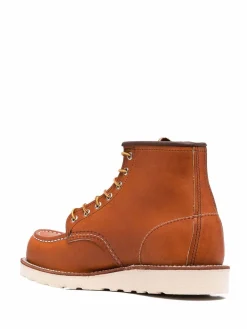 Stivaletti stringati In Pelle