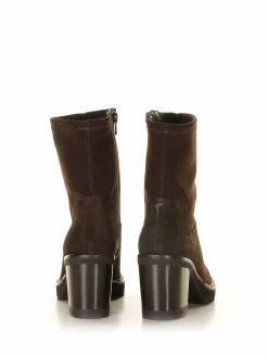 Stivaletto in camoscio Elasticizzato