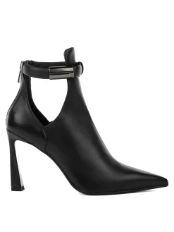 Stivaletto In Pelle Nappa Nero