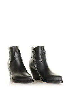 Stivaletto Texano Jalapegno In Pelle