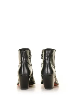 Stivaletto Texano Jalapegno In Pelle