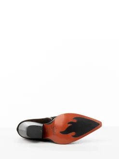 Stivaletto Texano Marrone in camoscio
