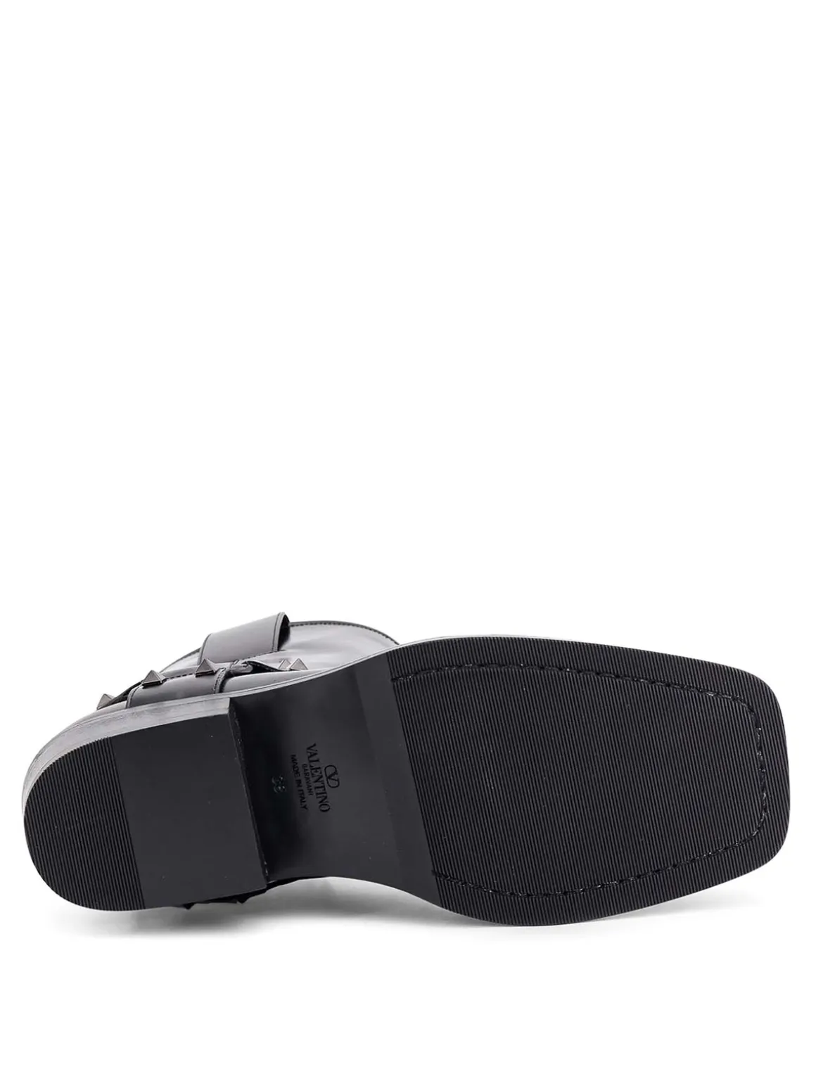 Stivali biker in pelle con borchie iconiche