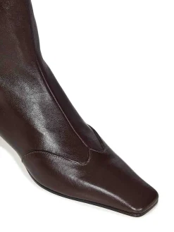 Stivali da cowboy in pelle marrone Nevada