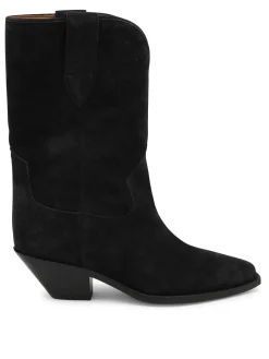 Stivali in camoscio nero