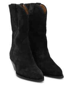 Stivali in camoscio nero