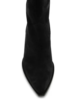 Stivali in camoscio nero