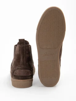 Stivali in pelle marrone