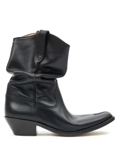 Stivali Tabi western in pelle 55mm