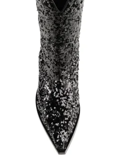 Stivali texani con paillettes