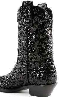 Stivali texani con paillettes
