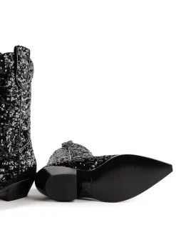 Stivali texani con paillettes