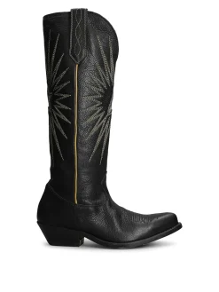 Stivali Wish star in pelle con ricami