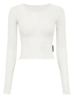 Strino in maglia riciclata SS ritagliata