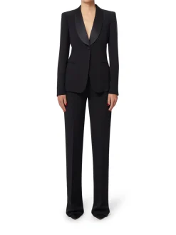 Tailleur Con Inserti In Seta