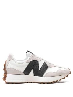Tela e sneaker in pelle scamosciata in bianco