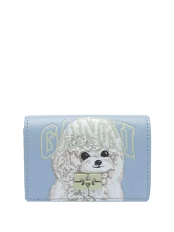 Titolare delle carte animali blu azzurro