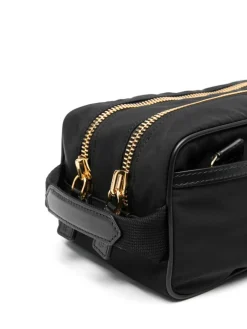 Toilette in nylon riciclato con doppia zip