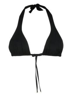Top bikini a triangolo nero