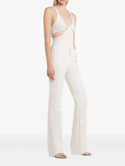 Top bleso di cotone bianco