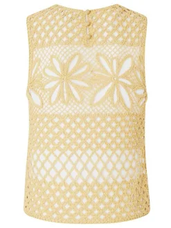 Top giallo pastello