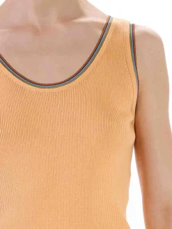 Top in Maglia Bordo Riga PS