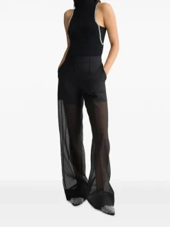 Top in maglia nera