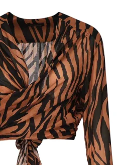Top stampato Wynn zebra