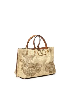 Tote bag di Vlogo Signature in rafia