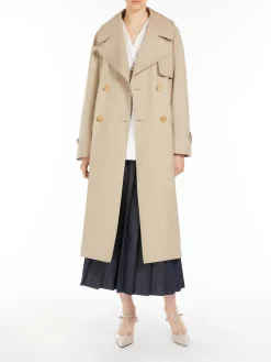 Trench a doppio petto Mtrench in twill idoneo