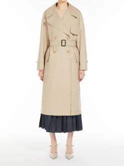 Trench a doppio petto Mtrench in twill idoneo