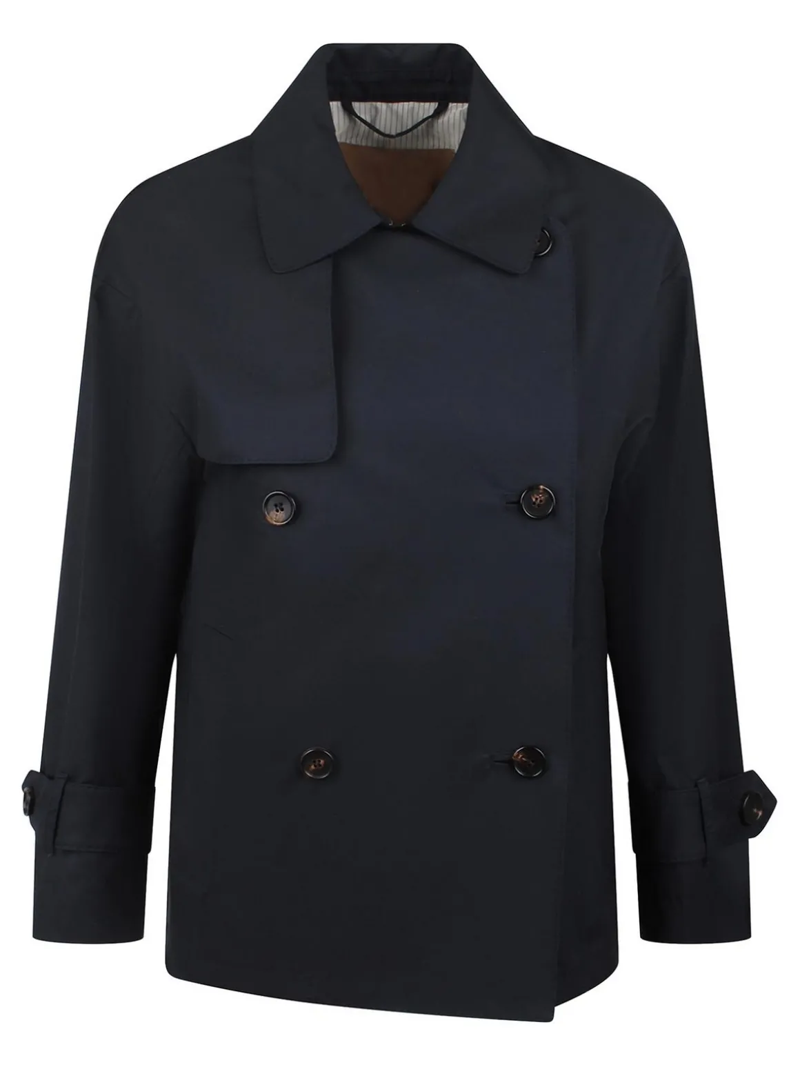 Trench Corto in Twill Antigoccia