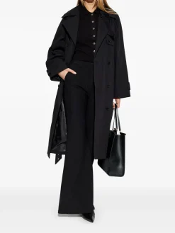 Trench oversize con cintura