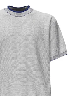 T-shirt con filo bicolore