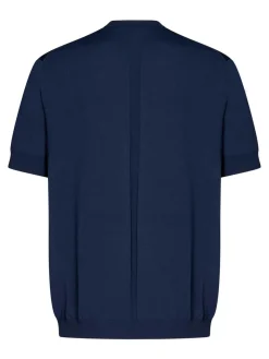 T-shirt a crepatura a maglia