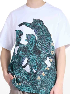 T-shirt a leopardo completo