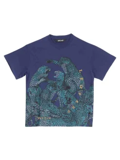 T-shirt a leopardo completo