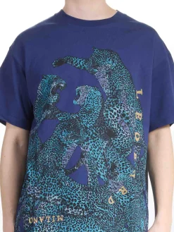 T-shirt a leopardo completo