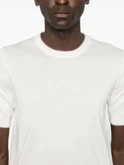 T-Shirt A Maglia Fine